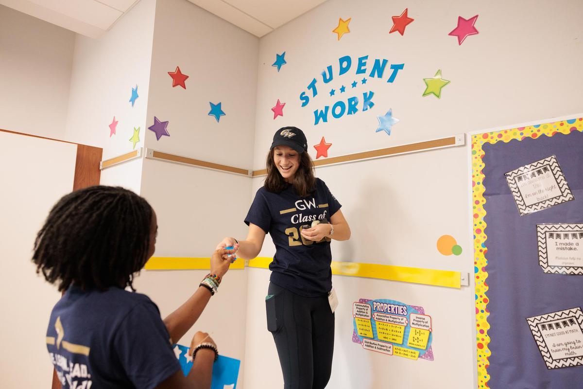 GW Freshers Serving during WDoS 2024