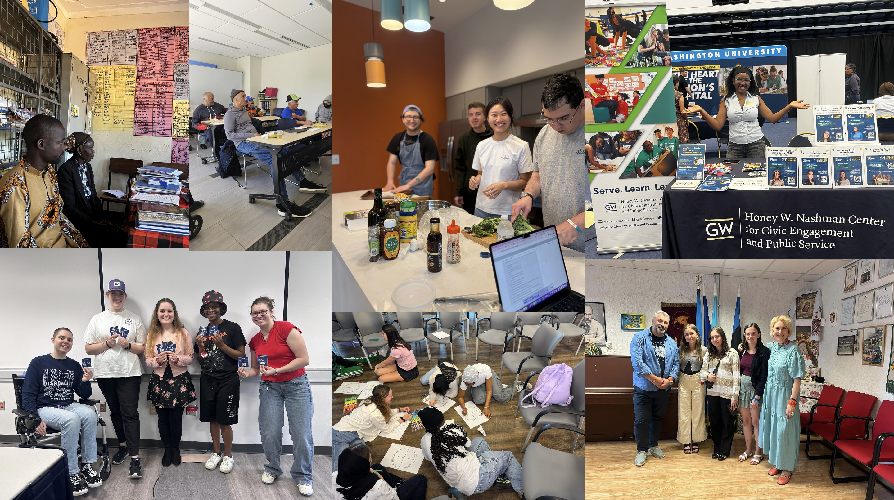 GWupstart Students Serving on their Social Innovation Projects