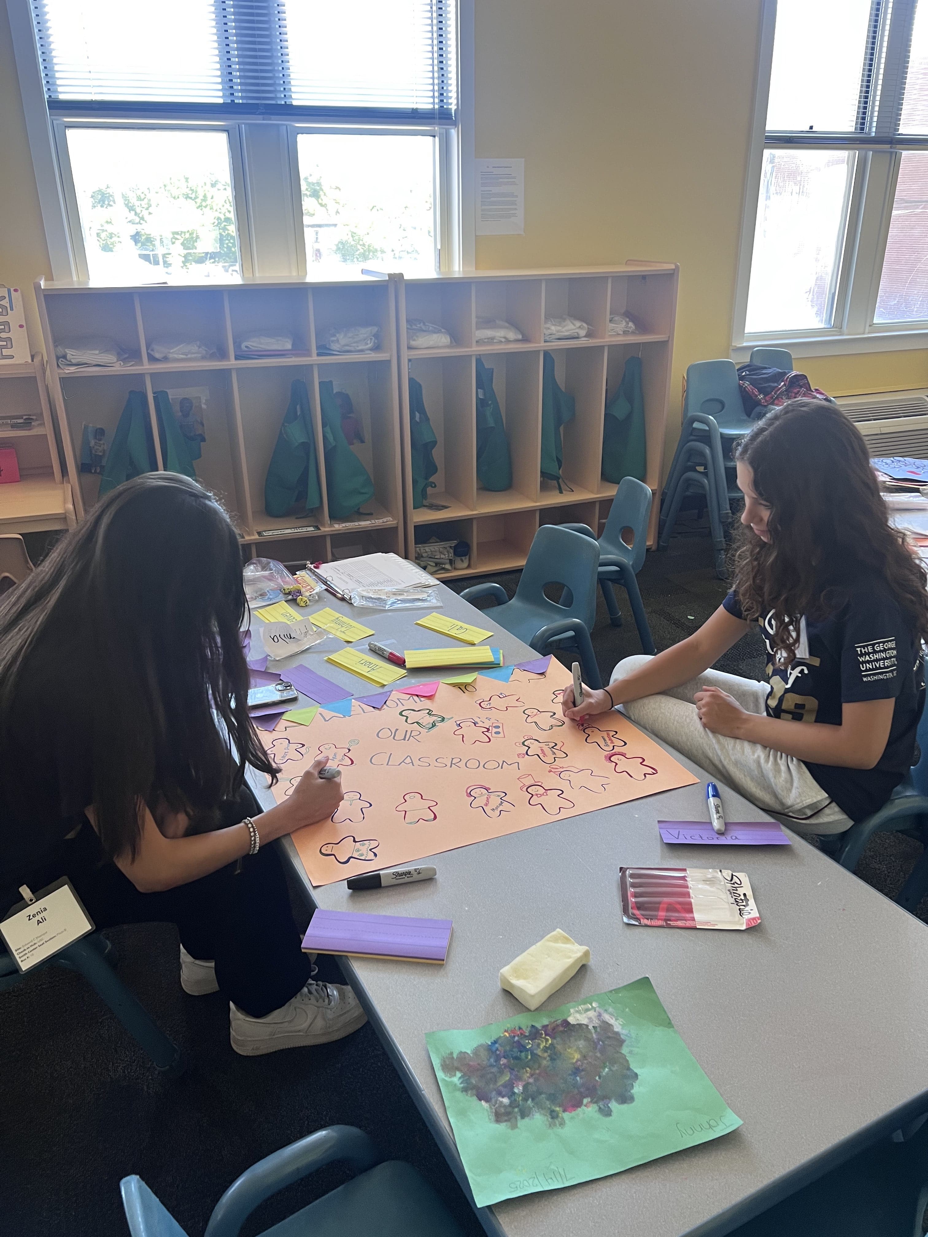 Photos from GW Class of 2029 Serving at partner sites Welcome Day 2025