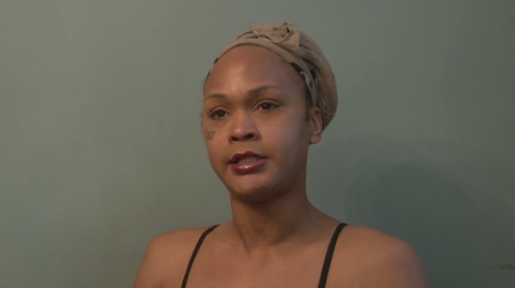 woman looking at camera