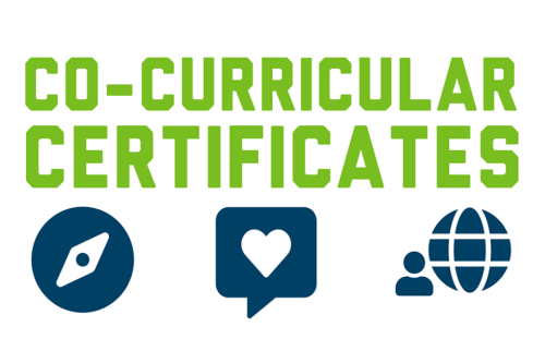 Text: "co-curricular certificate"